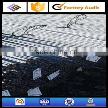 ASTM A615 GR40 Prime deformed steel rebar from tangshan factory price/building rebar