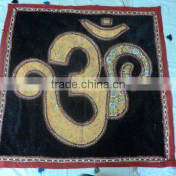 hindu om patchwork wall hangings