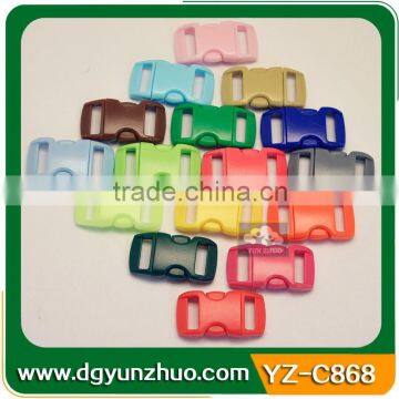 Colorful plastic buckle for paracord bracelet, plastic paracord buckle