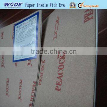 Paper Insole Board With Eva Foam