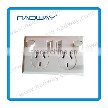 Nadway High quality glass panel power socket 250V