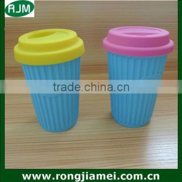 100% Food Grade Silicone Rubber Drinking Coffee Cup