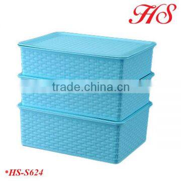 Home storage box sets with lids underwear organizer sock bra storage box