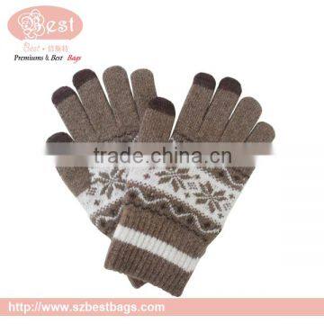 Full Finger fitness Cotton Knitted Touch Screen Glove