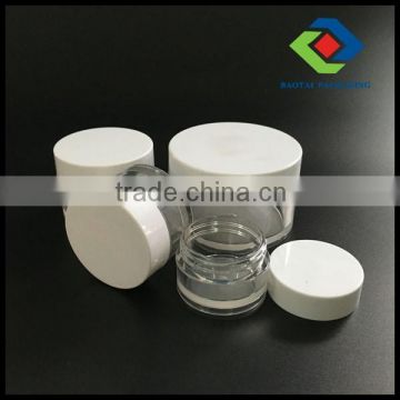 High clear petg packing jar for cosmetic packaging