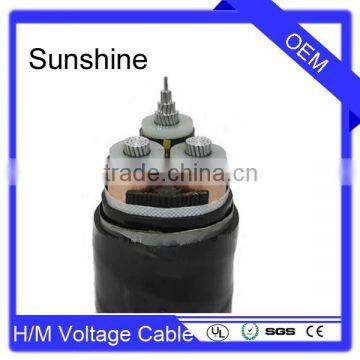 Underground High Voltage XLPE Power Cable Waterproof Power Cable