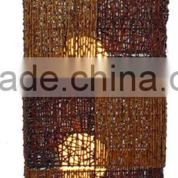 Craft decoration rattan floor lamps/lights with UL