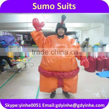 EN14960 new design inflatable sumo wrestling suits for adult