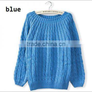 sweater women colour blue