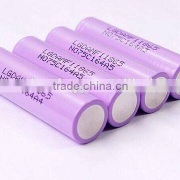 Original Lg High Drain Battery Icr18650 Mf1 3.7v 2150mah Li-ion Cell 18650 LG MF1 2150mAh 10A discharge use for Uniycycle