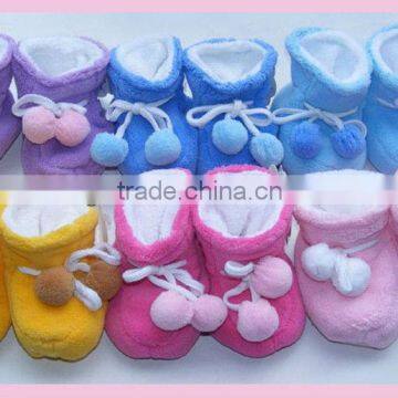 latest design best selling cute baby shoe socks small MOQ anti slip socks slipper shoes boots 0--6 month