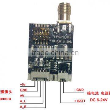 Aomway 5.8 Ghz 200 mW 32CH Audio / Video AV transmissor ( TX ) modulo para FPV