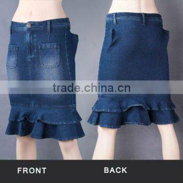 Female Low Waist Knitted Skirts