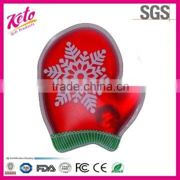 Reusable sodium acetate solution glove shape hand warmer