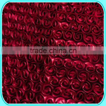 ROSETTE SATIN FABRIC