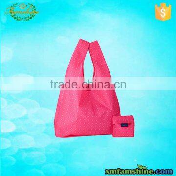 promotional nylon foldable 190t shopping bag