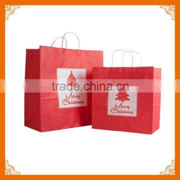 christmas tree paper bag for gift