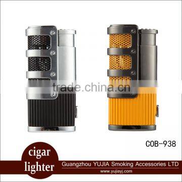 High Grade Metal three flame cigar lighter have good packing