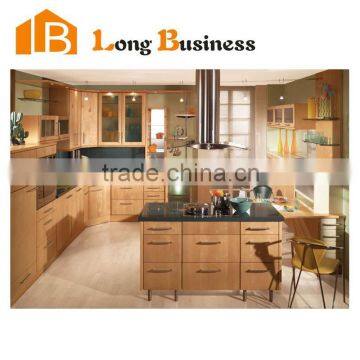 LB-JX1168 cherry wood kitchen cabinet