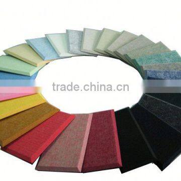 Polyester fiber acoustic panel microfiber polyester board short material decorative board