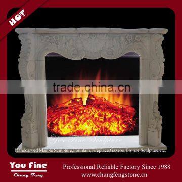 French Style Marble Fireplace