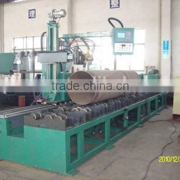 Pipe prefabrication roller bench flame bevel cutting machine