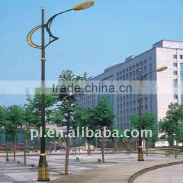 2012 new design sand casting aluminium garden light/street light with single arm PL-19102