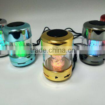 wireless led lights bottle speaker for merry cards playing music.