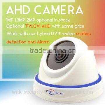 Vitevision brand cctv optional 1mp 1.3mp 2mp lens indoor ahd dome camera                        
                                                Quality Choice