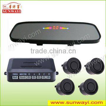 High quality Car Accessory of Front and Rear led mirror parking sensors Alarm System