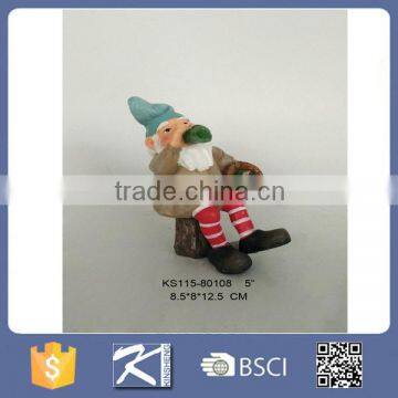 Custom Design Polyresin Garden Gnome For Decoation