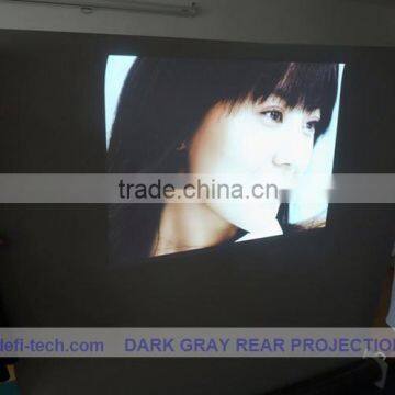 Dark grey color rear projection film(shop window),Perfect Display+Most Professional+Free Drop Shipping