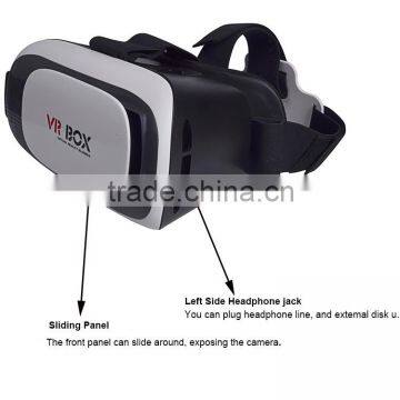 VR box headset for 4.7-6.0" mobile iPhone 3D VR glasses