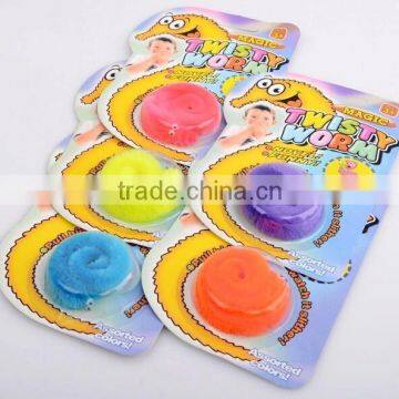 2016 Italy Blister Card Magic Tricks mr Fuzzy Magic Worm Toy