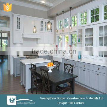 2015 modular white and grey lacquer kitchen dining room furniture, buy kitchen cabinet from guangzhou furniture market