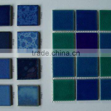PH Ceramic Color Range of Crystal Glass Mosaic Tile Customized Mosaic