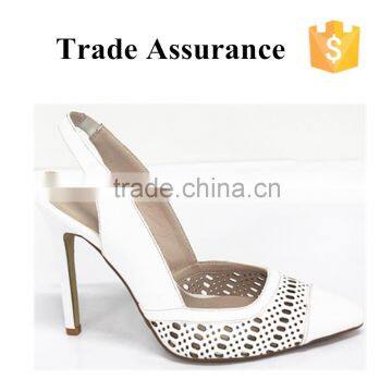 summer breathable pointed toe high heels for ladies