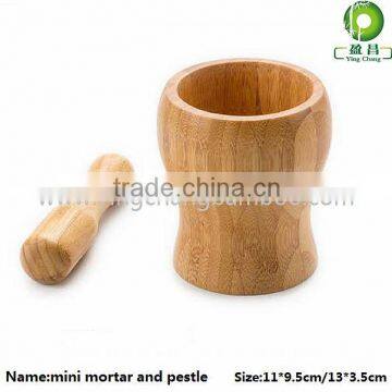 reuseabe bamboo mortar and pestle