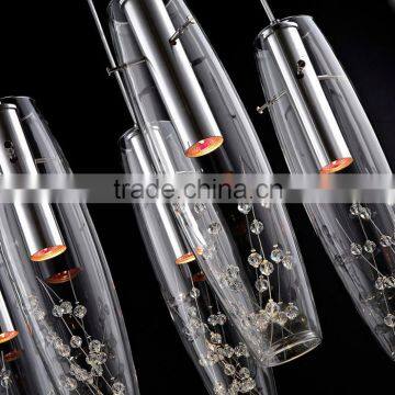 Hot Selling 1/3/4/6/9/12 Heads Glass Pendant Lamp 220V Pendant Hanging LED Lights photo-3