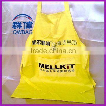 Cheap Non Woven Apron with Pocket, Promotional Non-woven Apron