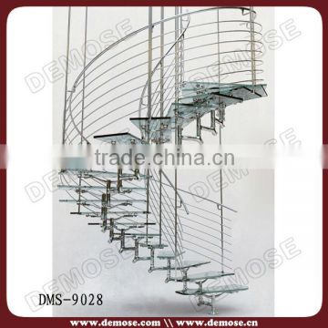 stainless steel collapsible/casting stairs indoor design