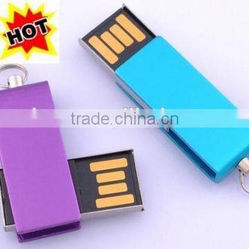 Popular Cool design Mini usb flash drive, low price metal usb flash disk various capacity