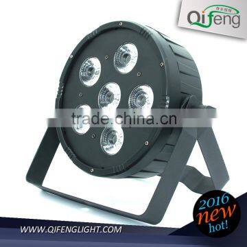 Rgbaw uv 6in1 plastic led flat par light