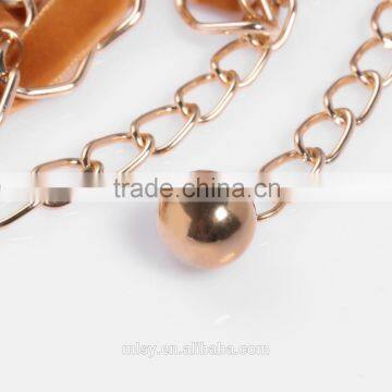 Wholesale Simple Decorative Metal Small Link Body Chain Brightness F1-80019 photo-2