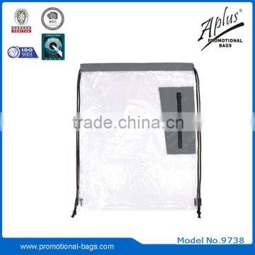 Transparent Pvc Drawstring Backpack Bag photo-4