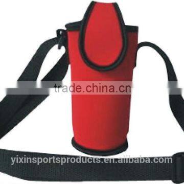 Neoprene Bottle Cooler Insulate Water Bottle Cooler Bag With Handle Strip,beer Can Cooler Holder