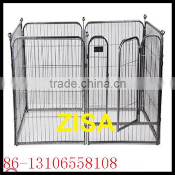 6 to 8 panels black steel dog pens kennels crates