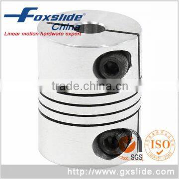 FOXSLIDE 10mm x 10mm Aluminium Clamp Type CNC Beam Coupling Wholesale photo-5