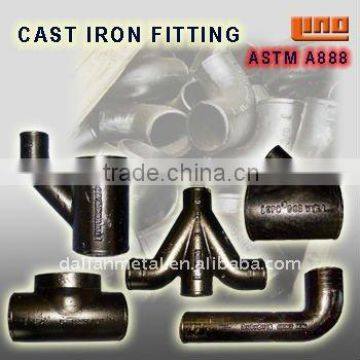 ASTM A888 cast iron pipe elbow