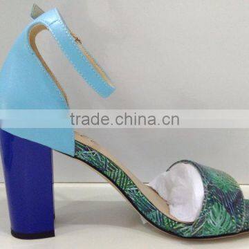 Latest Design Lady's Genuine Leather High Heel British Style Customized Women Shoes Brand photo-2